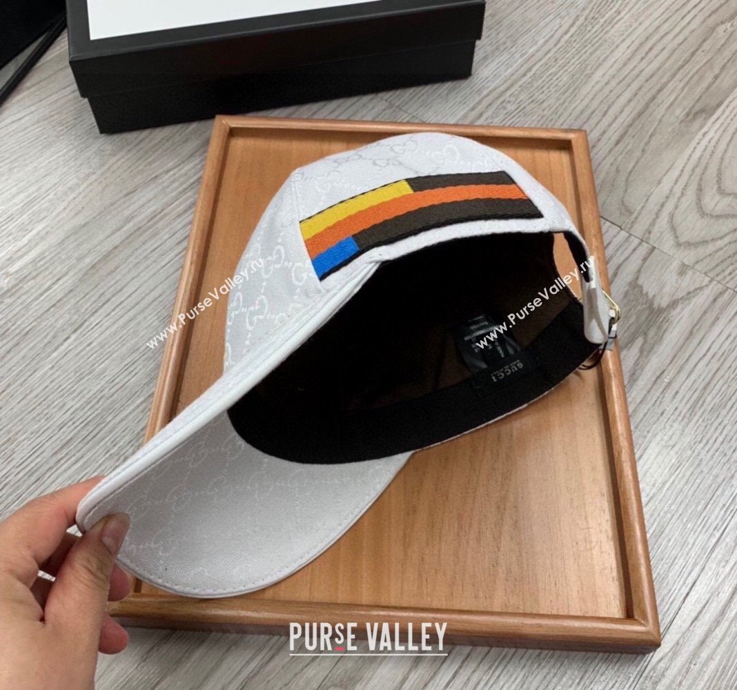 The North Face x Gucci Baseball Hat White 2024 0301 (MAO-240301136)