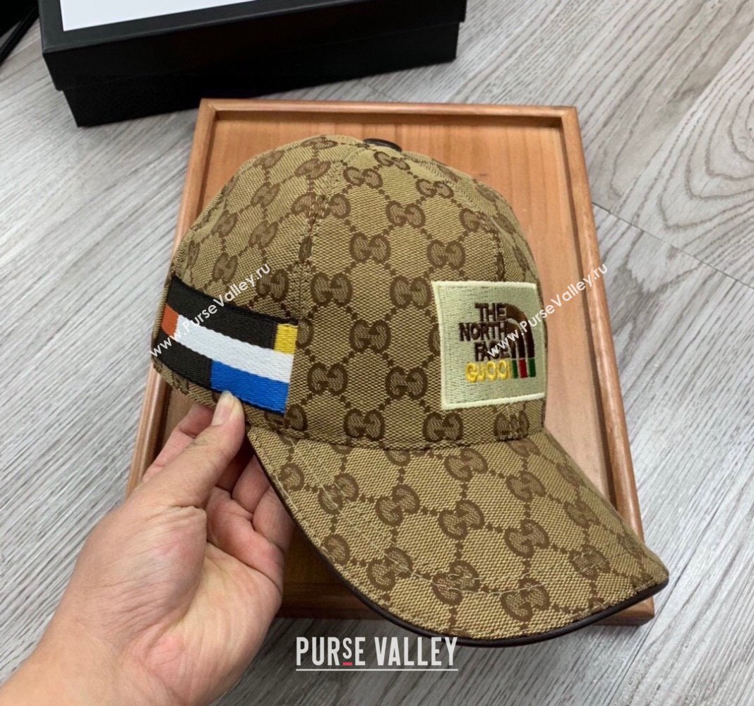 The North Face x Gucci Baseball Hat Camel 2024 0301 (MAO-240301138)