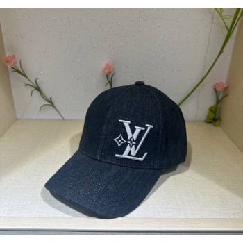 Louis Vuitton Denim Baseball Hat Black 2024 0302 (MAO-240302032)