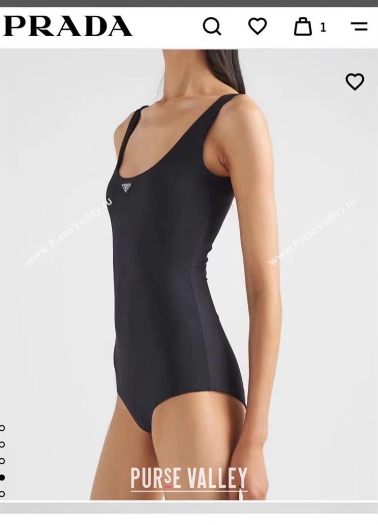 Prada logo Swimwear Black 2024 0307 (A-240307044)