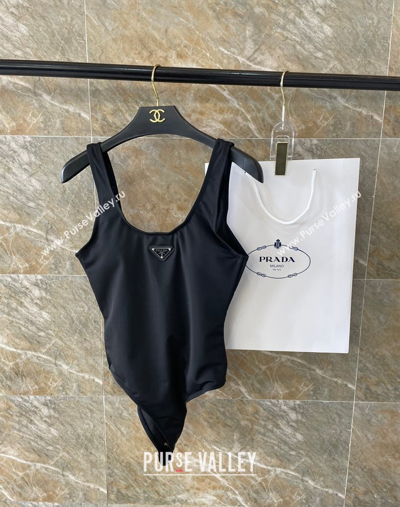 Prada logo Swimwear Black 2024 0307 (A-240307044)
