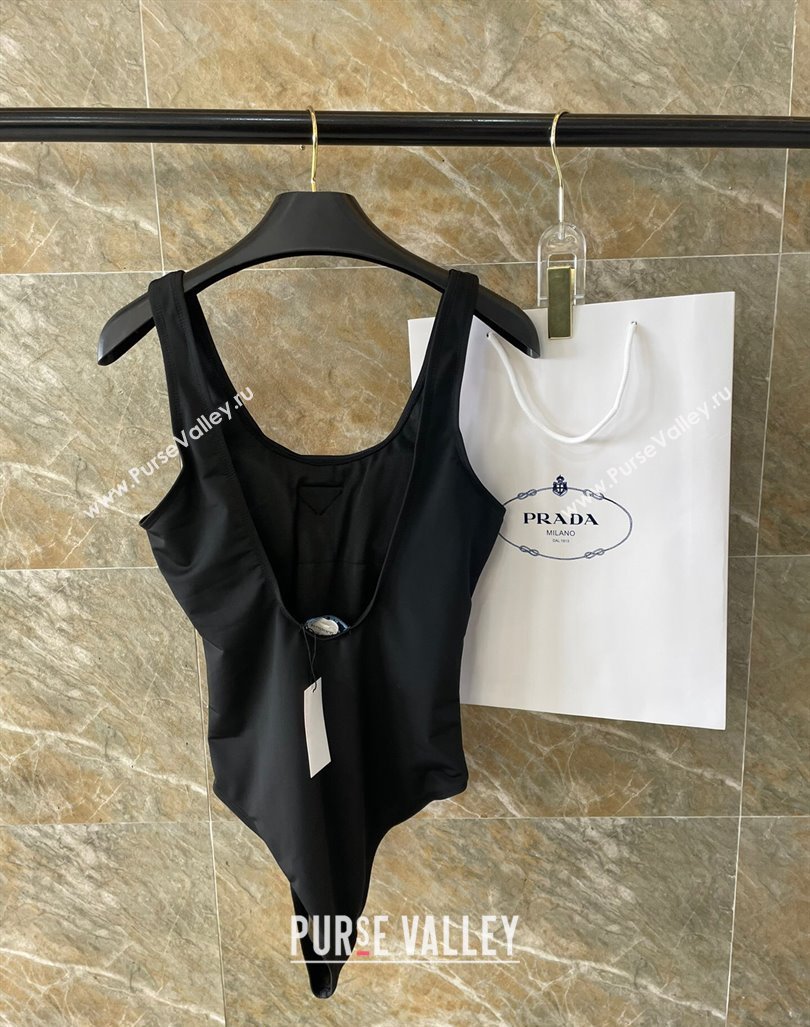 Prada logo Swimwear Black 2024 0307 (A-240307044)