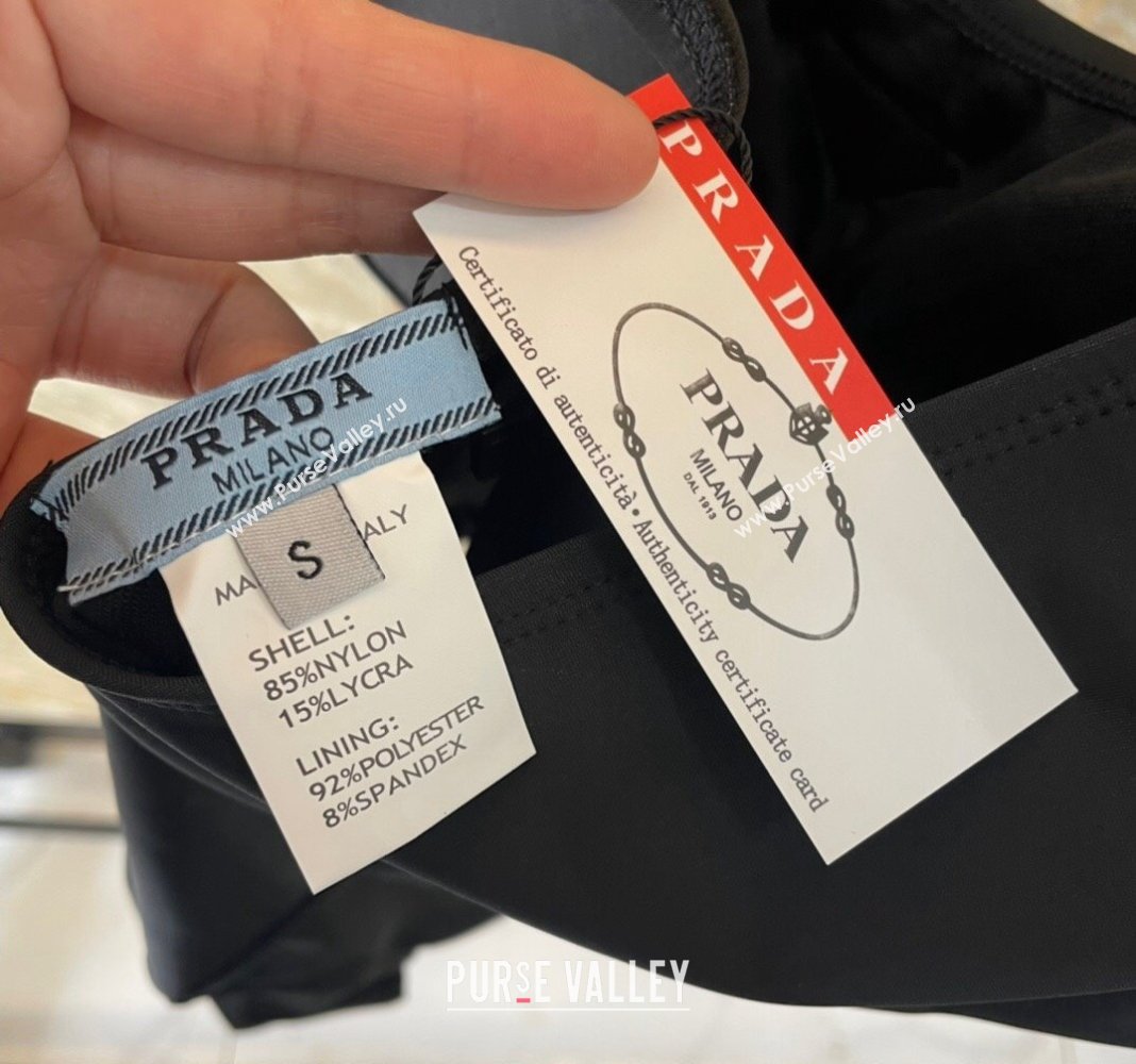 Prada logo Swimwear Black 2024 0307 (A-240307044)