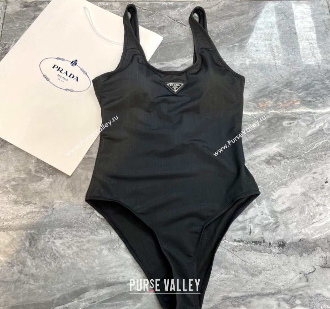 Prada logo Swimwear Black 2024 0307 (A-240307044)