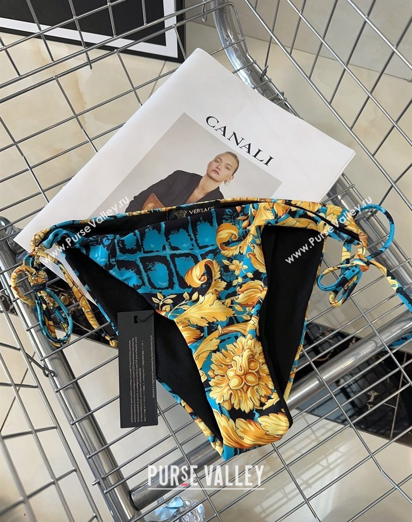 Versace Two Pieces Swimwear Blue/Yellow 2024 0307 (A-240307012)