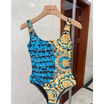 Versace One Piece Swimwear Blue/Yellow 2024 0307 (A-240307013)