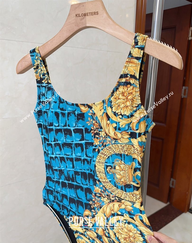 Versace One Piece Swimwear Blue/Yellow 2024 0307 (A-240307013)