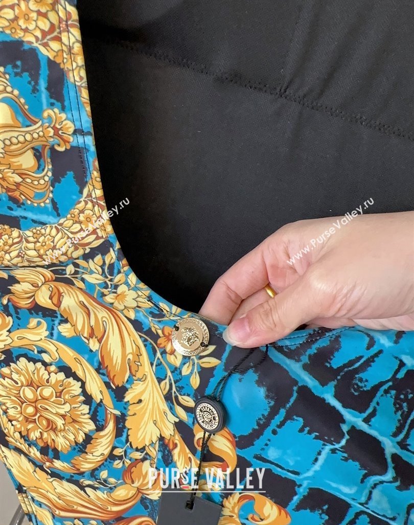 Versace One Piece Swimwear Blue/Yellow 2024 0307 (A-240307013)