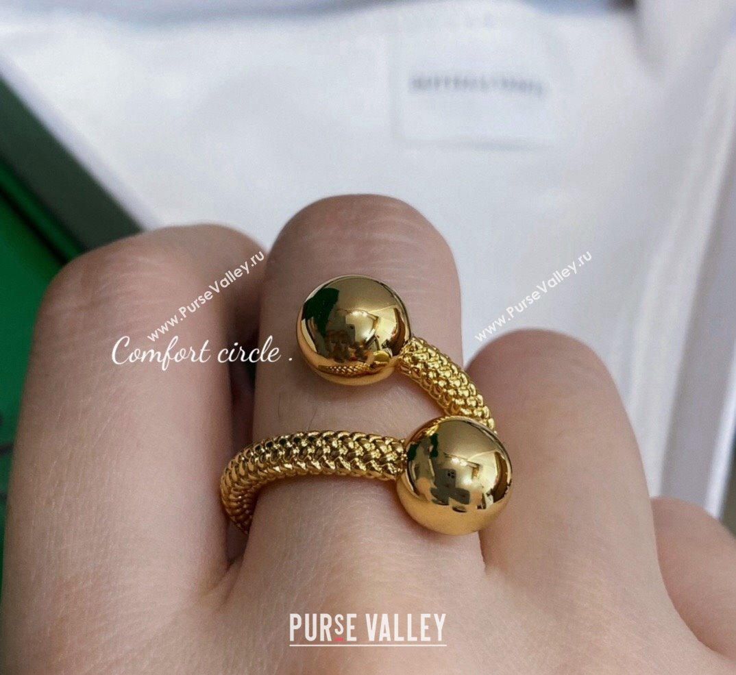 Bottega Veneta Gold Ring 2024 0301 (YF-240301052)