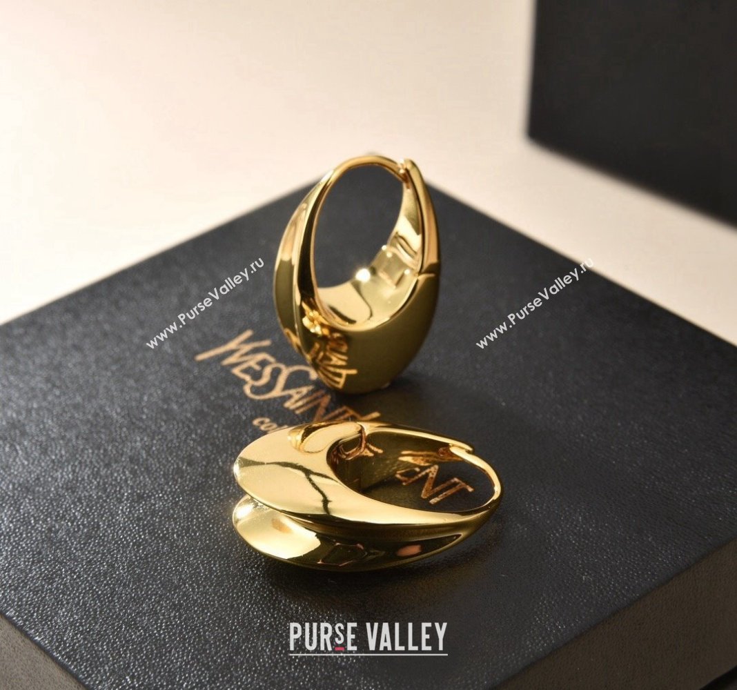 Saint Laurent Gold-Tone Earrings 2024 0301 (YF-240301055)