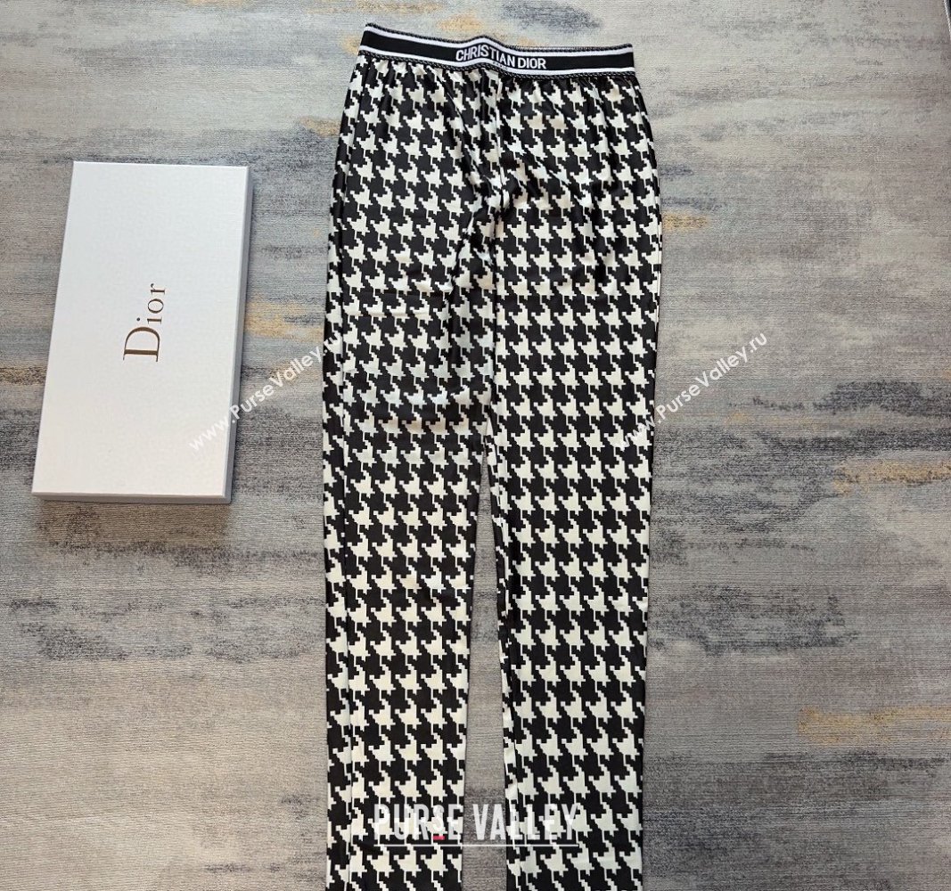 Dior Houndstooth Yoga Activewear Black/White 2024 0306 (XMN-240306083)