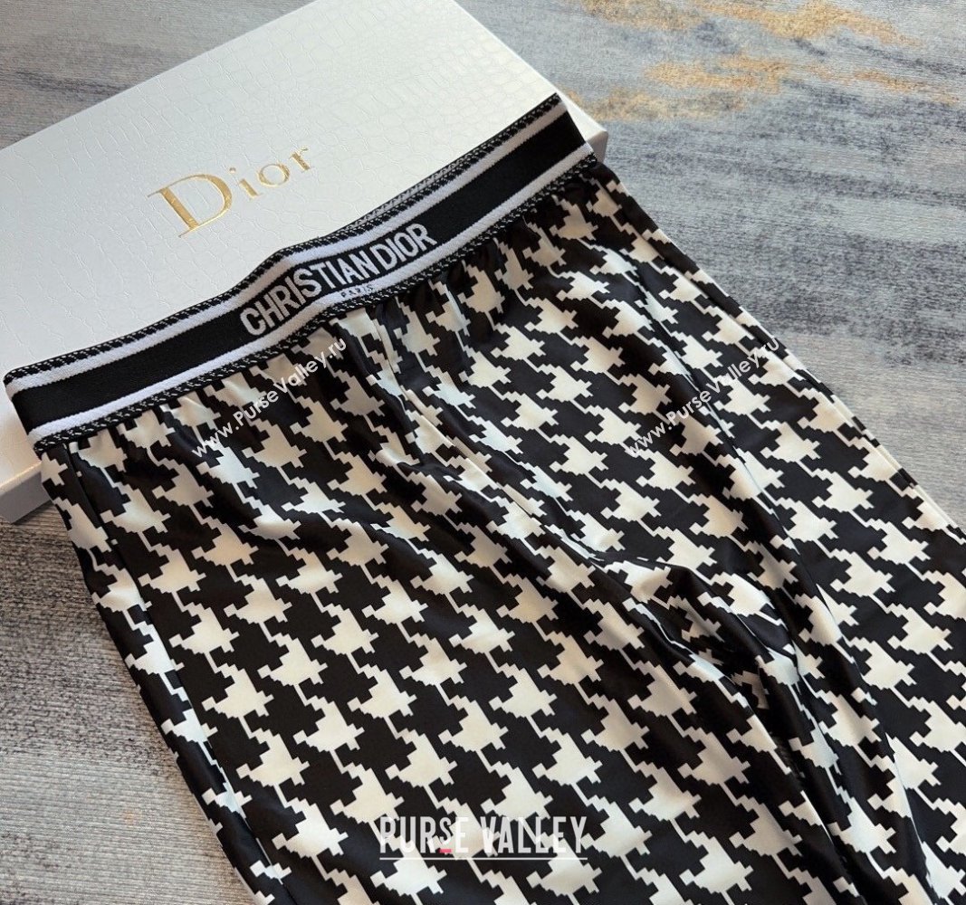 Dior Houndstooth Yoga Activewear Black/White 2024 0306 (XMN-240306083)