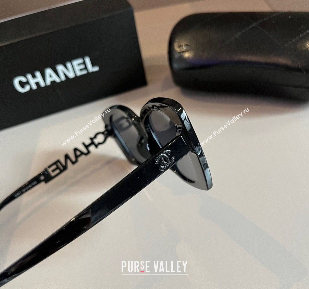 Chanel Sunglasses All Black 2024 030403 (XMN-240304124)