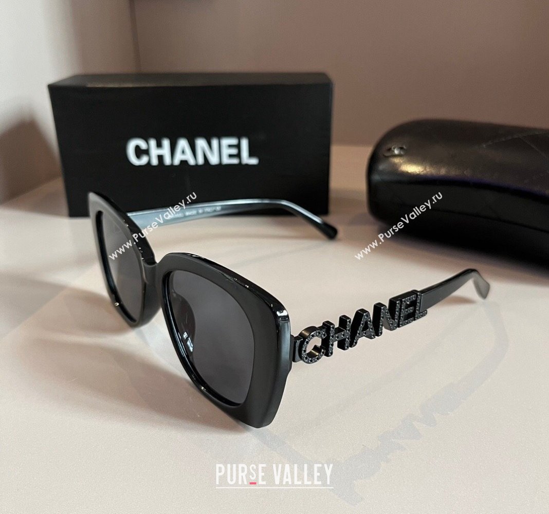 Chanel Sunglasses All Black 2024 030403 (XMN-240304124)