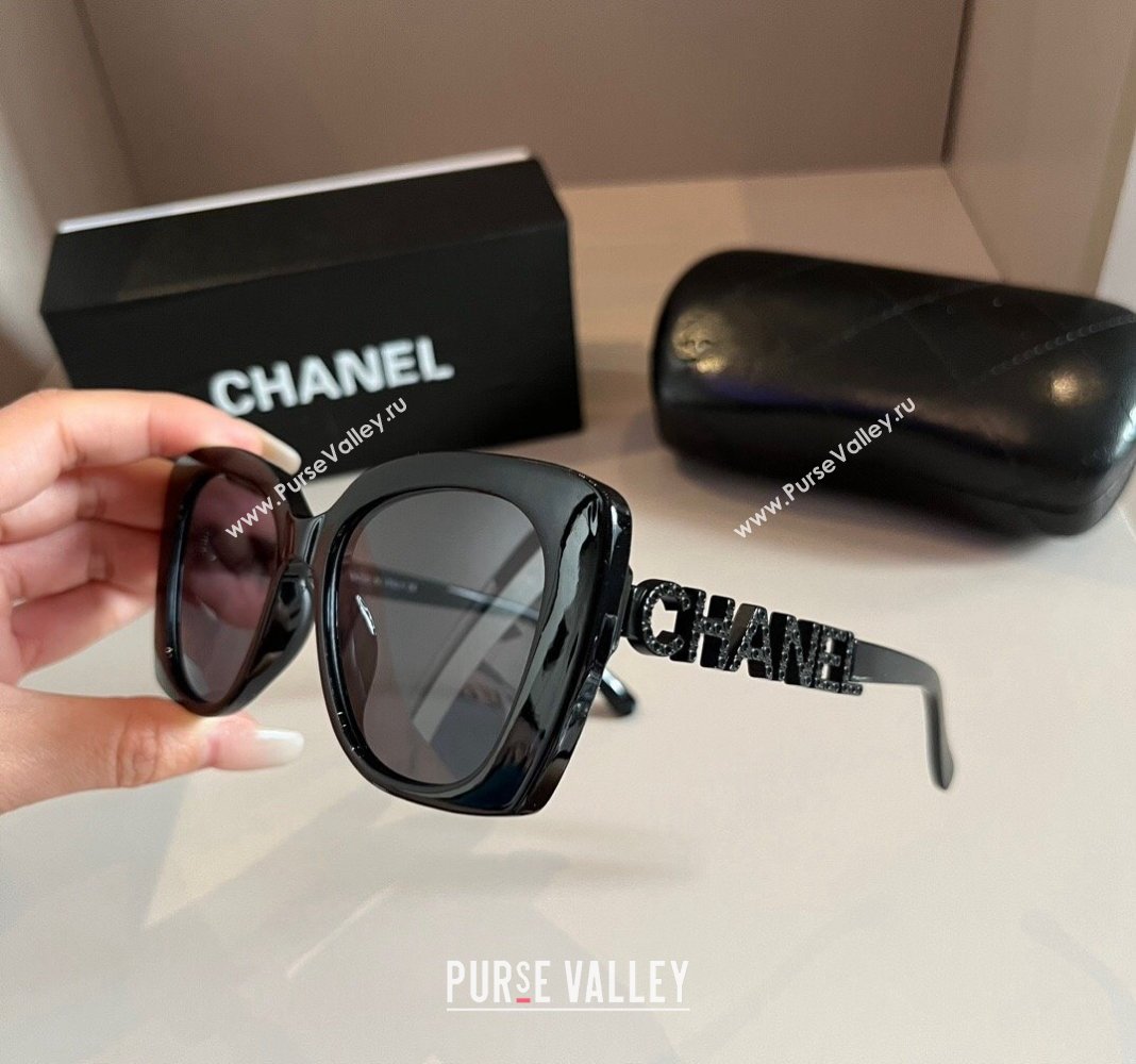 Chanel Sunglasses All Black 2024 030403 (XMN-240304124)
