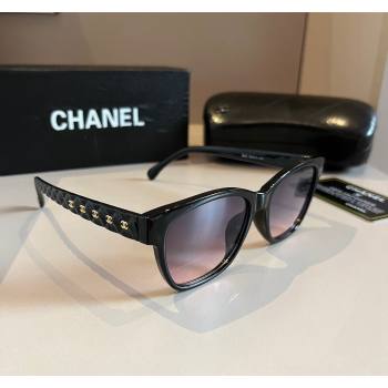 Chanel Sunglasses Black/Purple 2024 030404 (XMN-240304126)