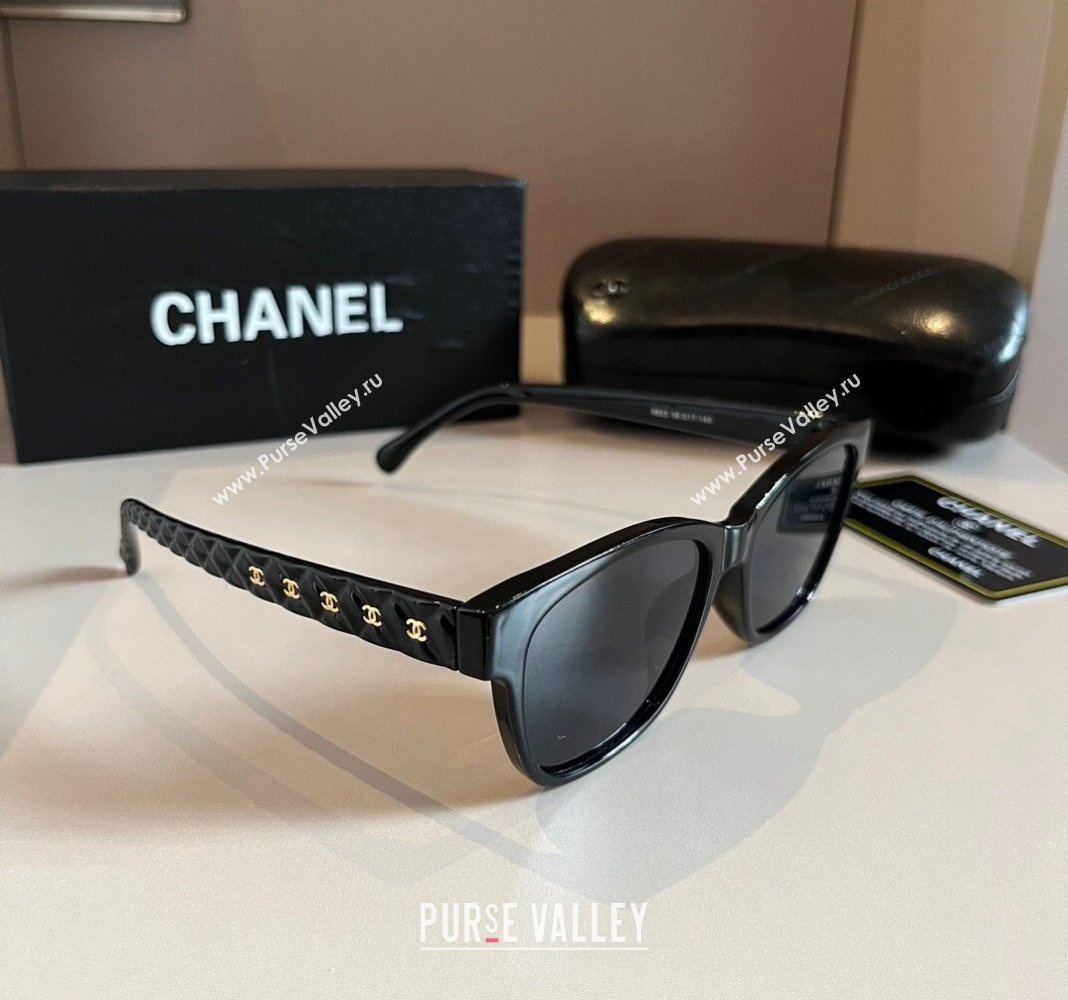 Chanel Sunglasses Black 2 2024 030404 (XMN-240304127)