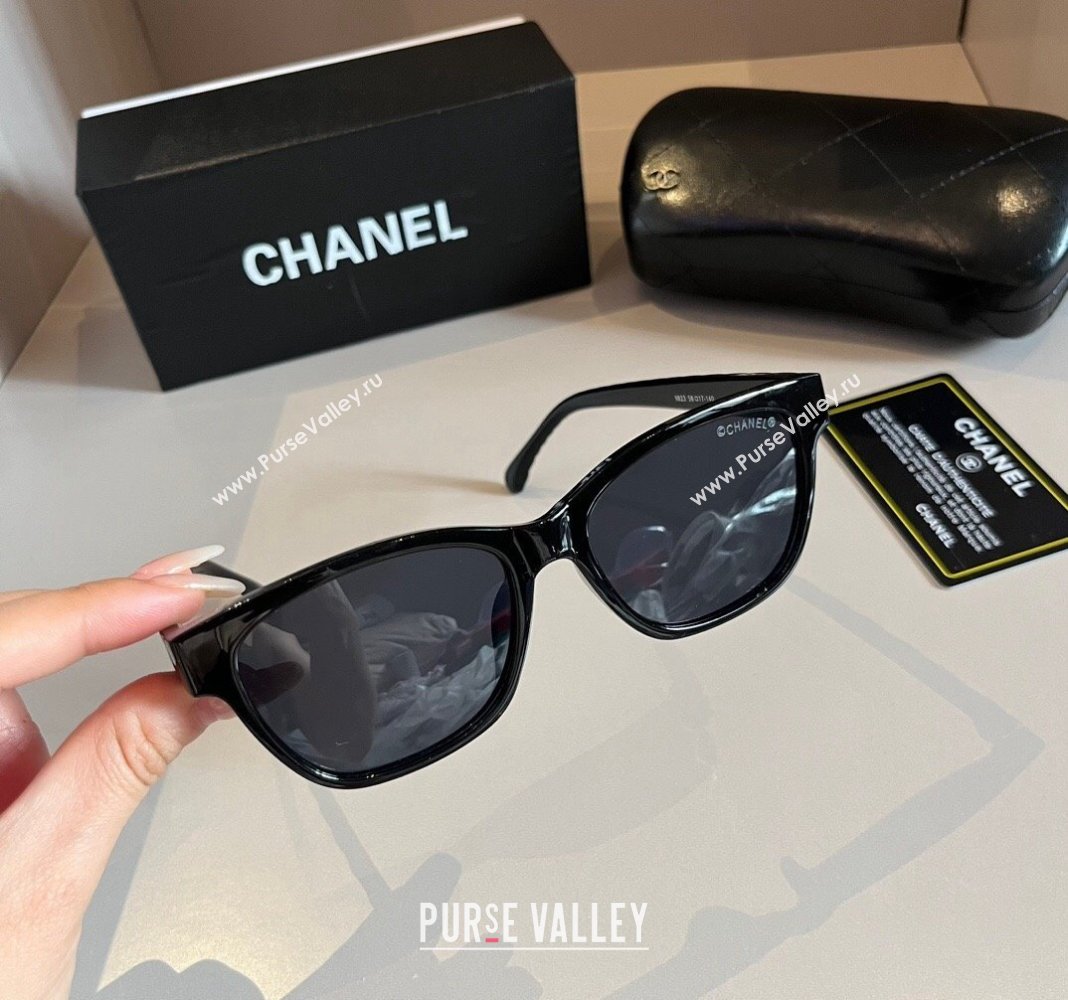 Chanel Sunglasses Black 2 2024 030404 (XMN-240304127)