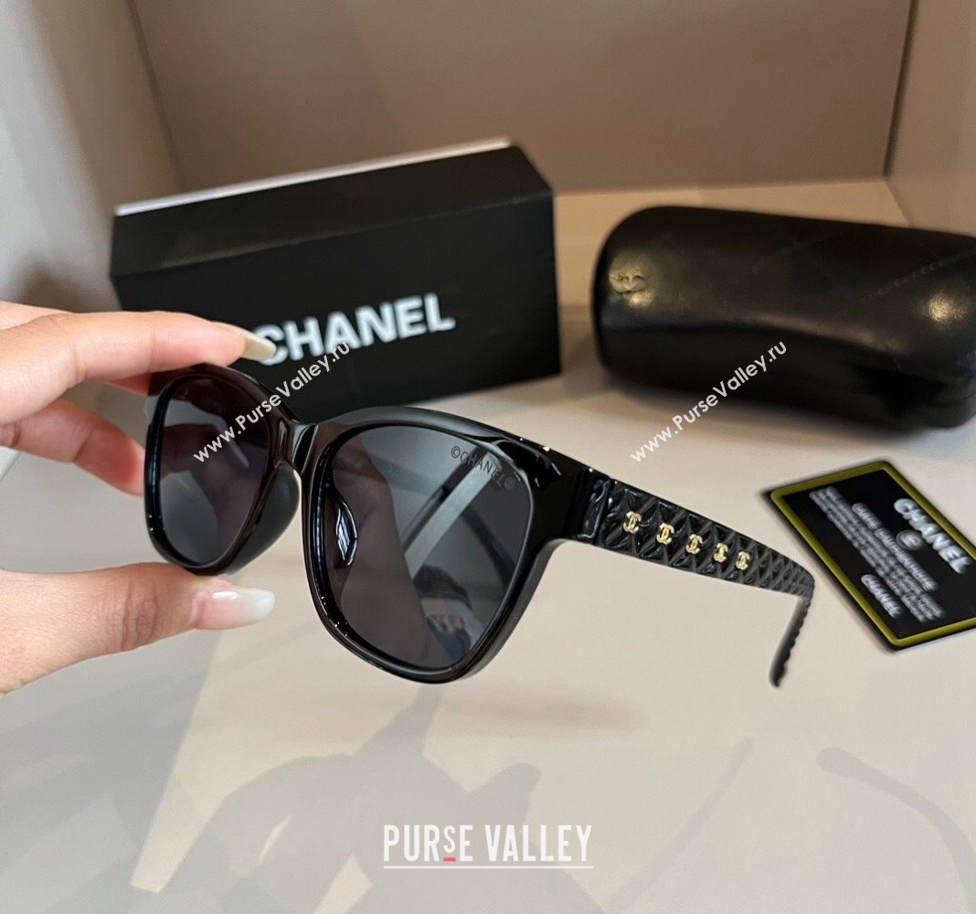 Chanel Sunglasses Black 2 2024 030404 (XMN-240304127)