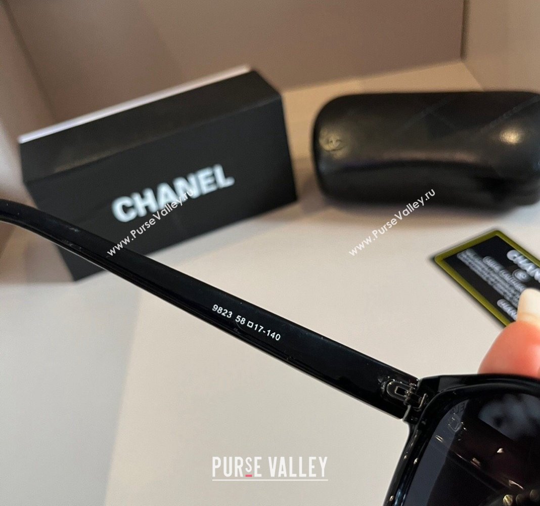 Chanel Sunglasses Black 2 2024 030404 (XMN-240304127)