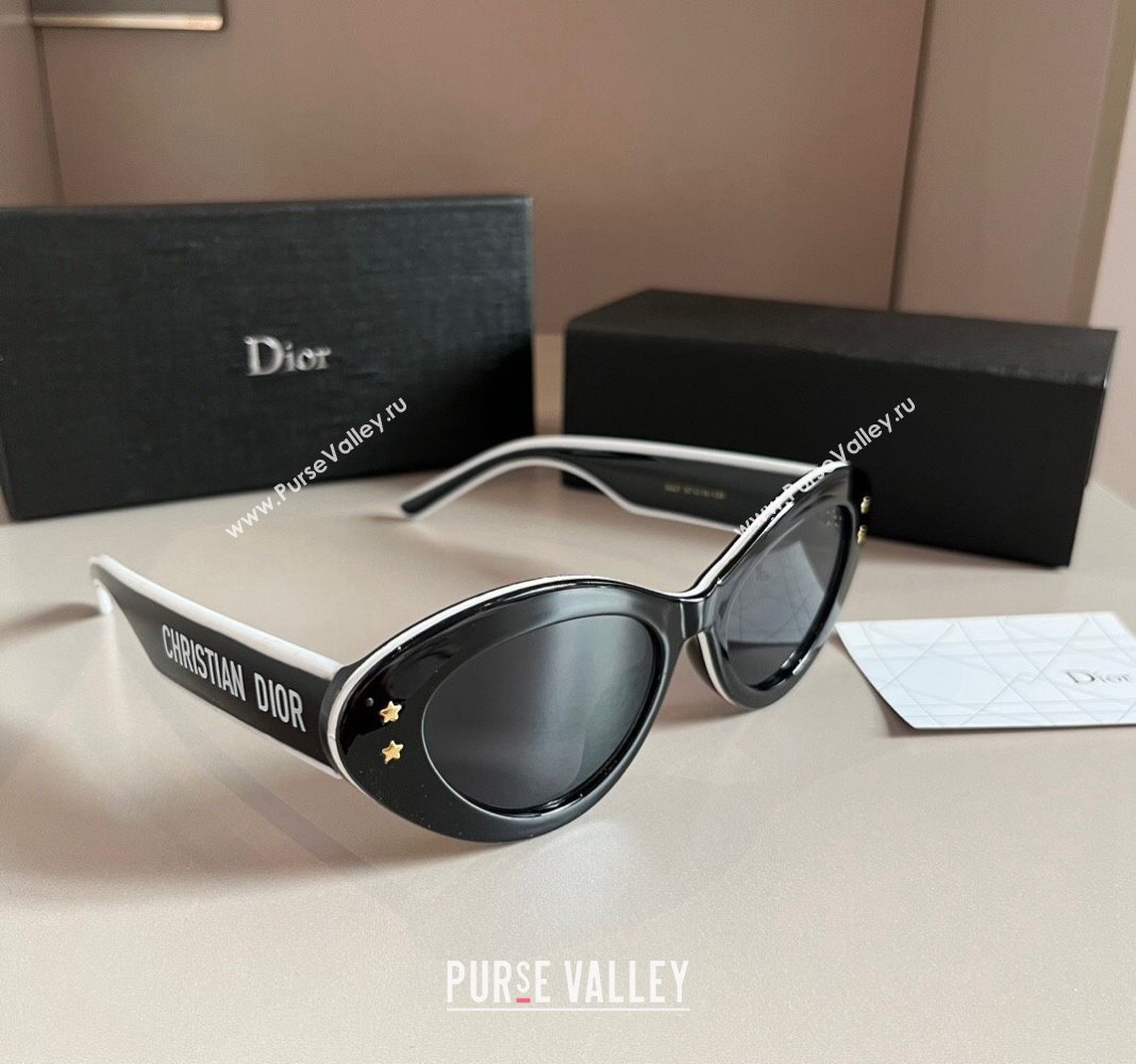 Dior Sunglasses White2/Black 2024 030401 (XMN-240304134)