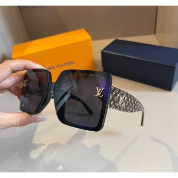 Louis Vuitton Square Sunglasses Black 2024 030401 (XMN-240304135)