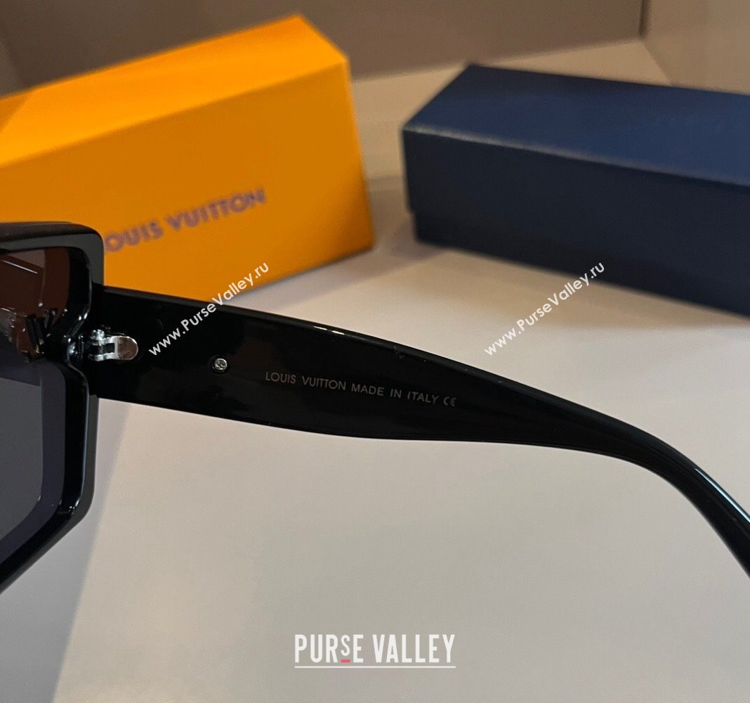 Louis Vuitton Square Sunglasses Black 2024 030401 (XMN-240304135)