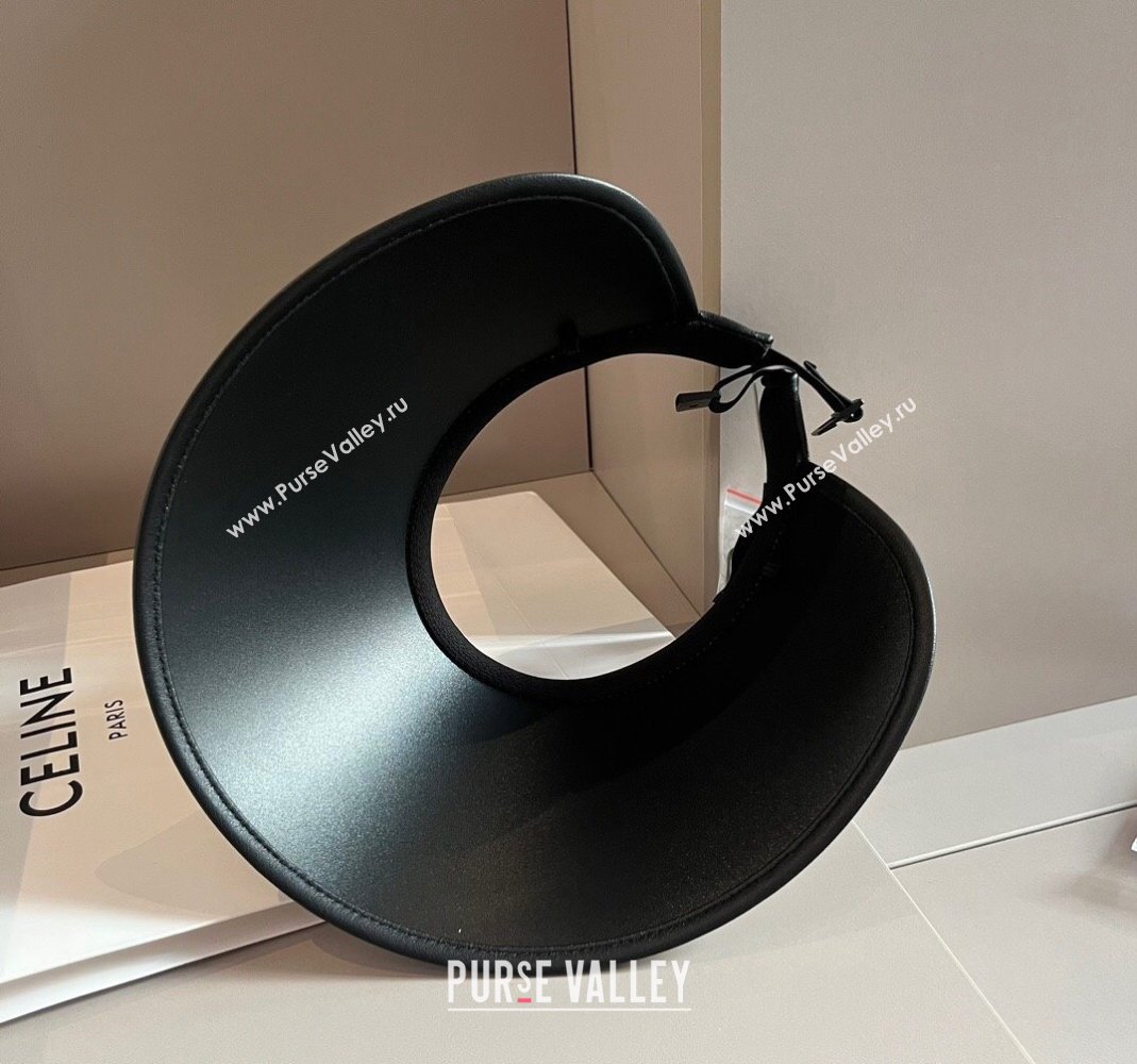 Prada Straw Visor Hat with Crystals Brown/Black 2024 0301 (XMN-240301068)