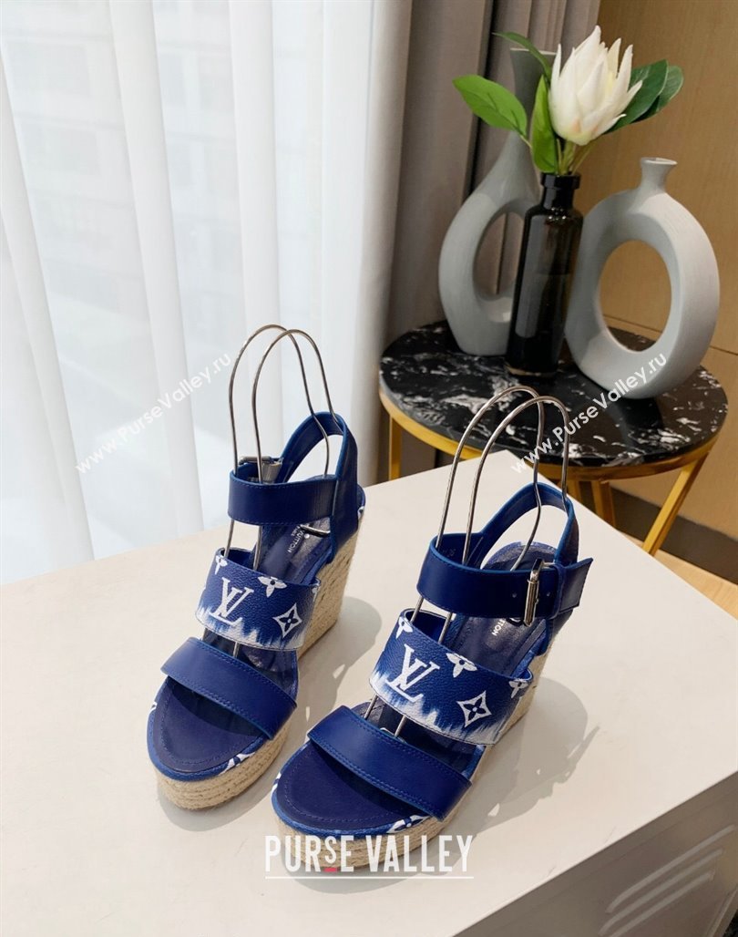 Louis Vuitton Starboard Wedge Gradient Sandals Blue 2024 0321 (MD-240321001)