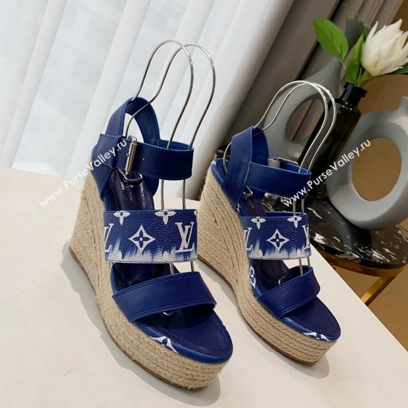 Louis Vuitton Starboard Wedge Gradient Sandals Blue 2024 0321 (MD-240321001)