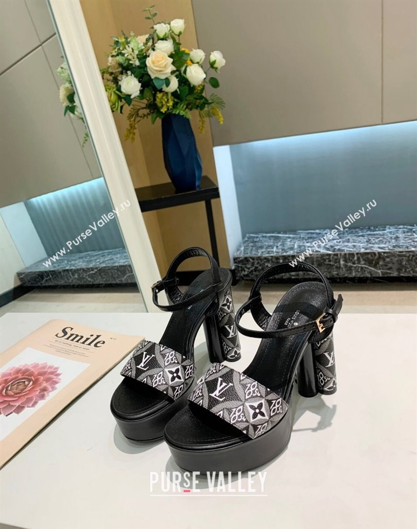 Louis Vuitton Since 1854 Platform Sandals 11.5cm Black 2024 0321 (MD-240321015)