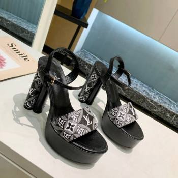 Louis Vuitton Since 1854 Platform Sandals 11.5cm Black 2024 0321 (MD-240321015)