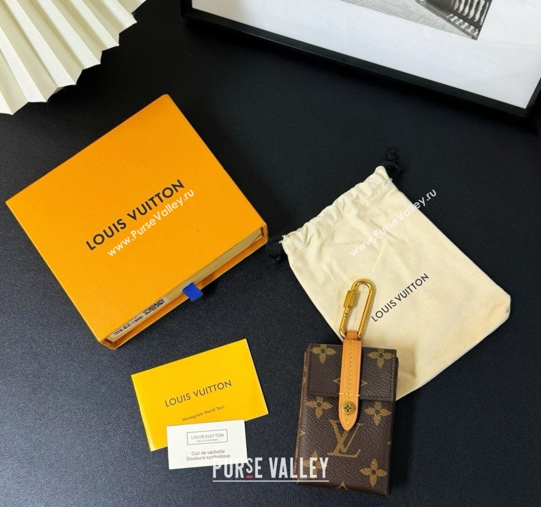 Louis Vuitton Monogram Canvas Pouch Key Holder and Bag Charm 2024 0402 (HY-240402131)