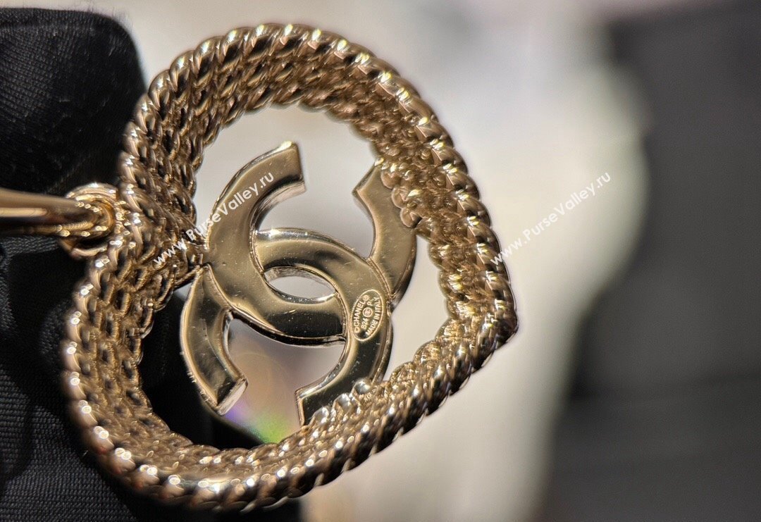 Chanel Heart Short Earrings with Chain 2024 0409 (YF-240409046)