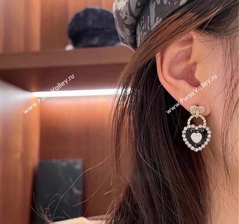 Bottega Veneta Love Earrings Black 2024 0409 (YF-240409011)