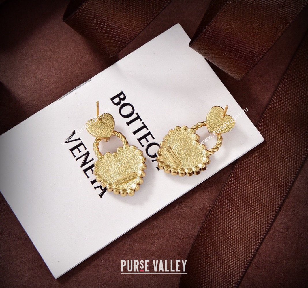 Bottega Veneta Love Earrings Black 2024 0409 (YF-240409011)