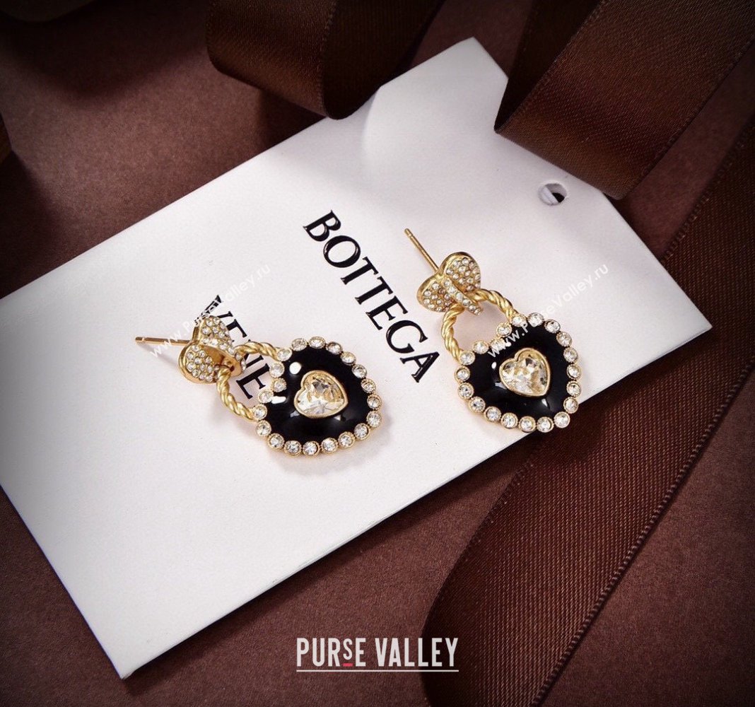Bottega Veneta Love Earrings Black 2024 0409 (YF-240409011)