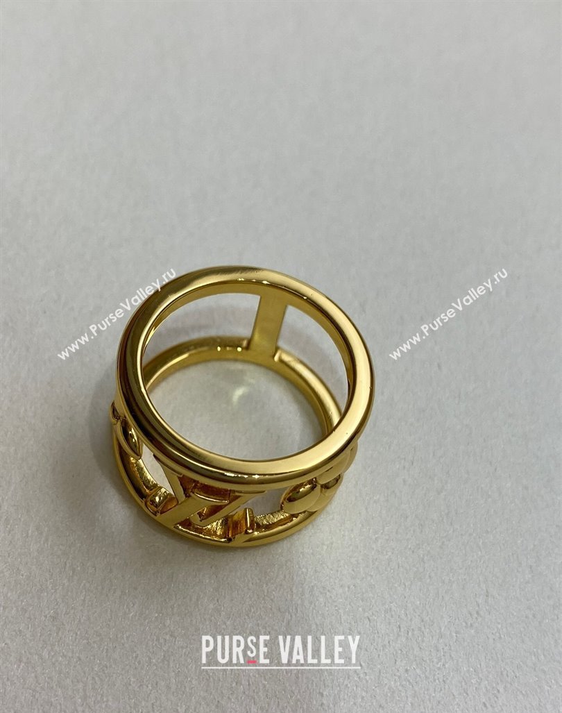 Louis Vuitton Wide Ring Gold 2024 0409 (YF-240409017)