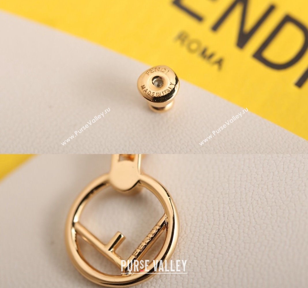 Fendi FLS Earrings with Crystals 2024 0409 (YF-240409028)