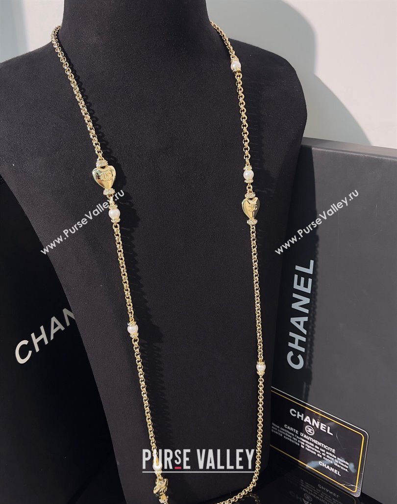 Chanel Love Chain Long Necklace 2024 040801 (YF-240408145)