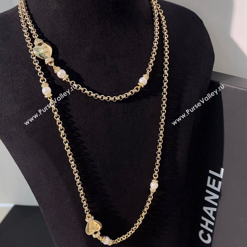 Chanel Love Chain Long Necklace 2024 040801 (YF-240408145)