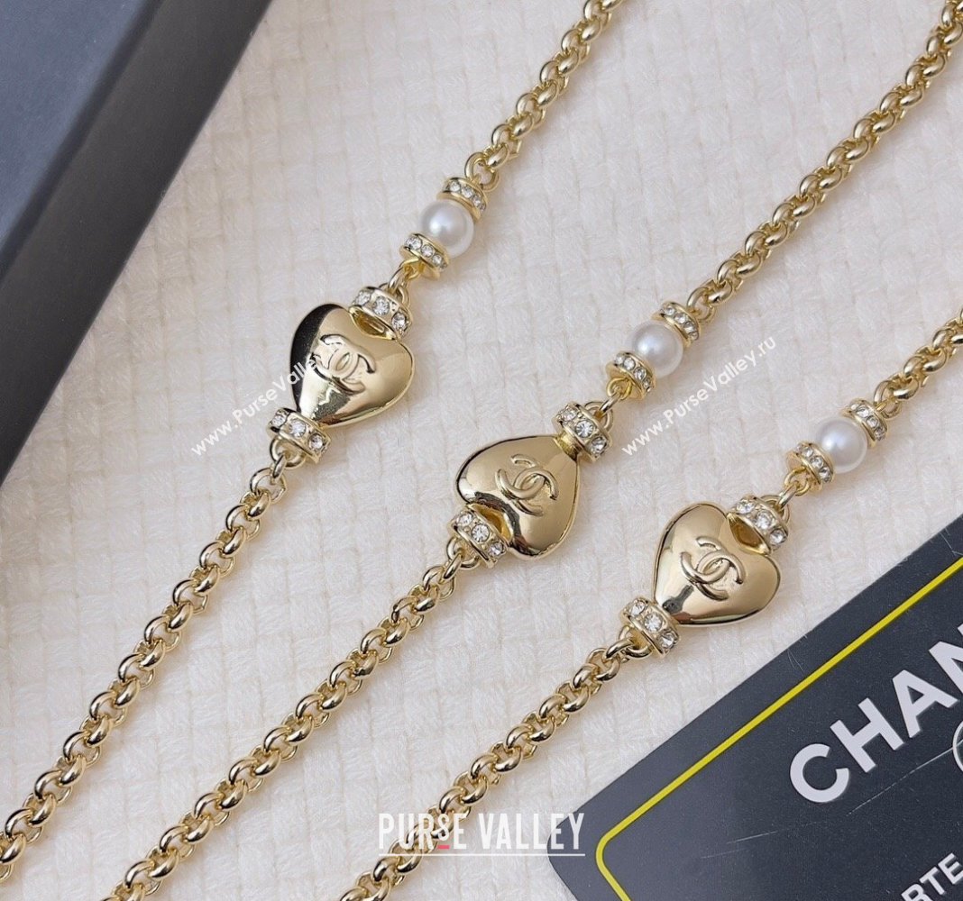 Chanel Love Chain Long Necklace 2024 040801 (YF-240408145)