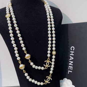 Chanel Pearls Long Necklace 2024 040901 (YF-240409042)