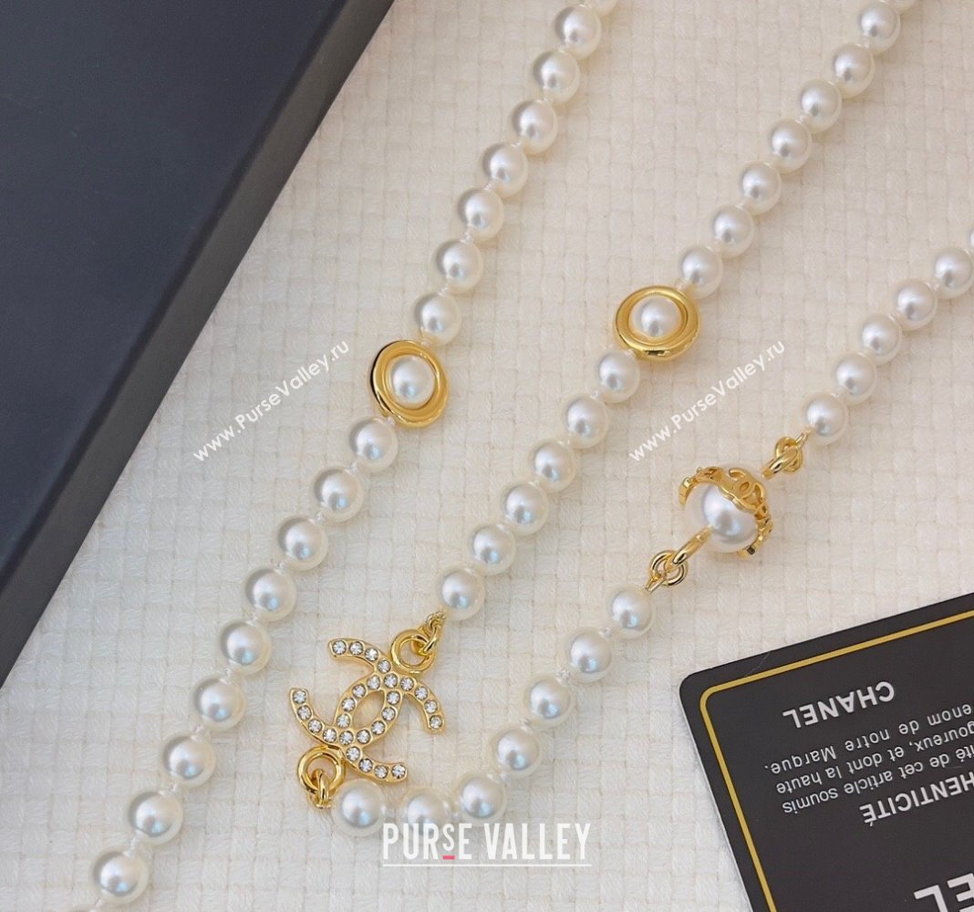 Chanel Pearls Long Necklace 2024 040901 (YF-240409042)