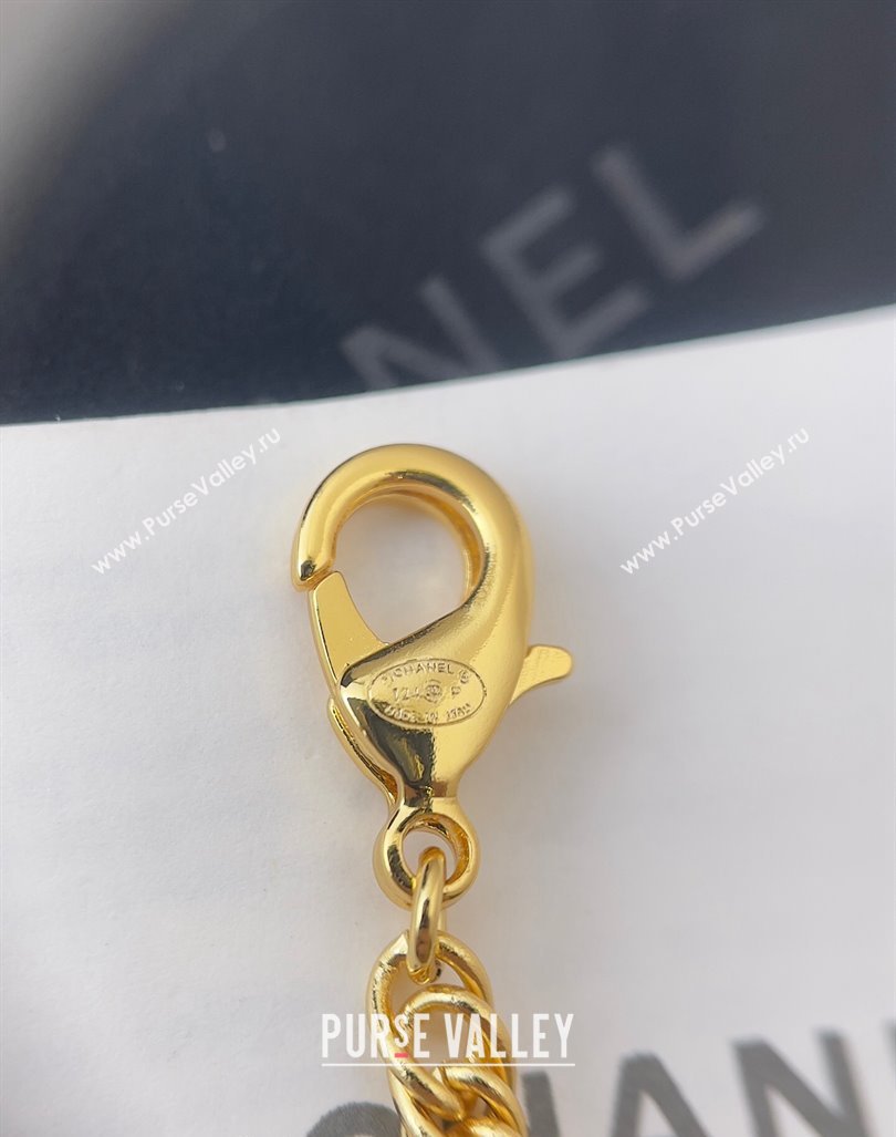 Chanel Long Pendant Necklace Denim Blue 2024 0409 (YF-240409043)