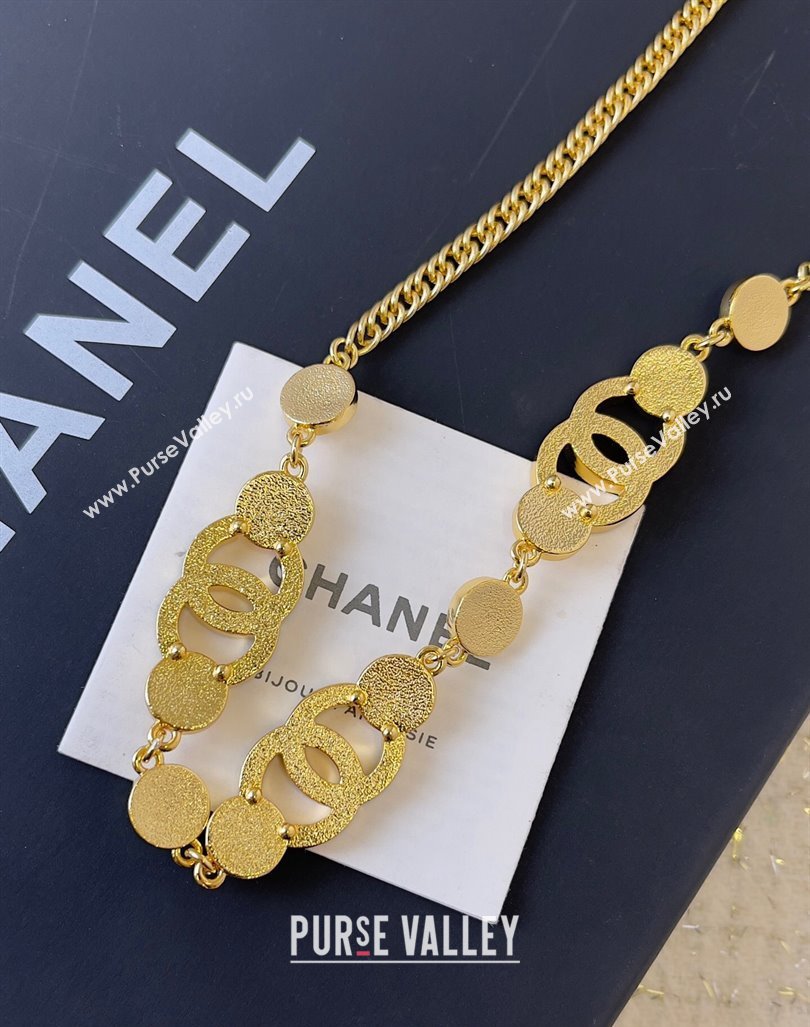 Chanel Necklace Denim Blue 2024 040902 (YF-240409044)