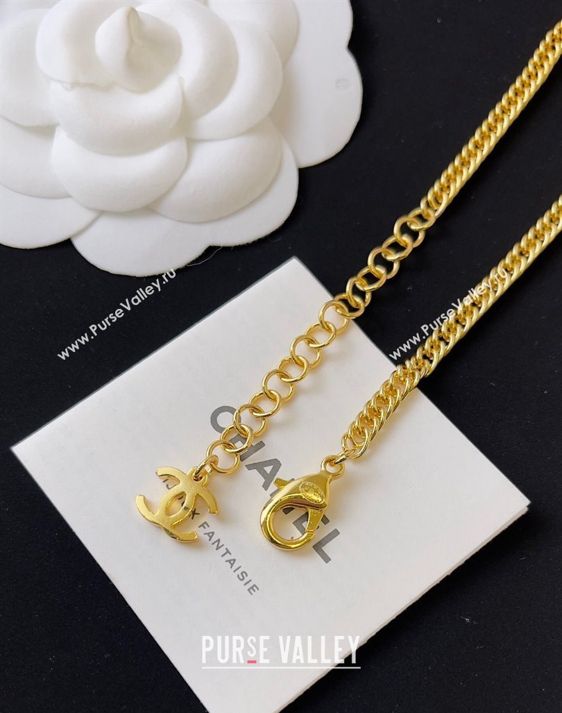 Chanel Necklace Denim Blue 2024 040902 (YF-240409044)