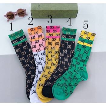Gucci Cotton Short Socks 2024 040904 (XMN-240409067)