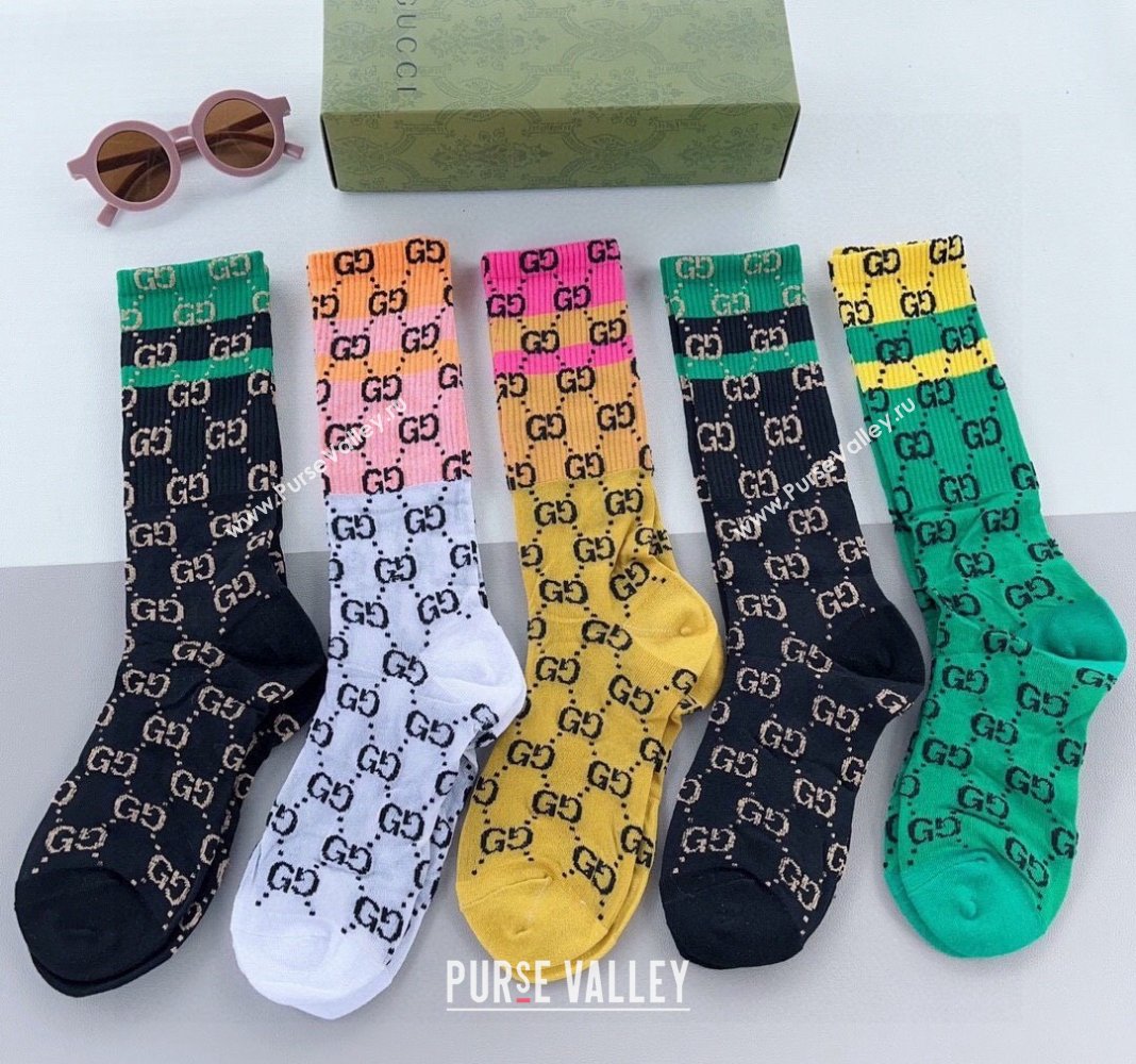 Gucci Cotton Short Socks 2024 040904 (XMN-240409067)