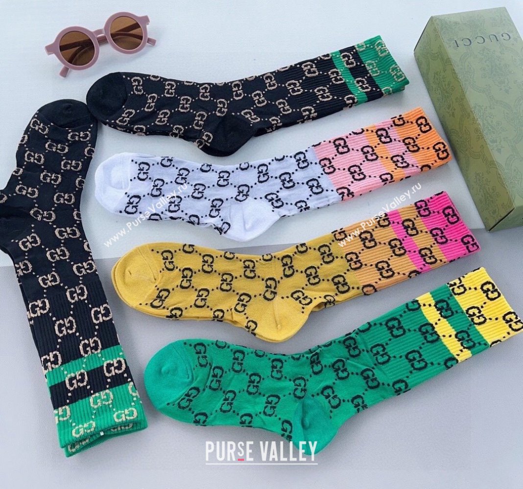 Gucci Cotton Short Socks 2024 040904 (XMN-240409067)